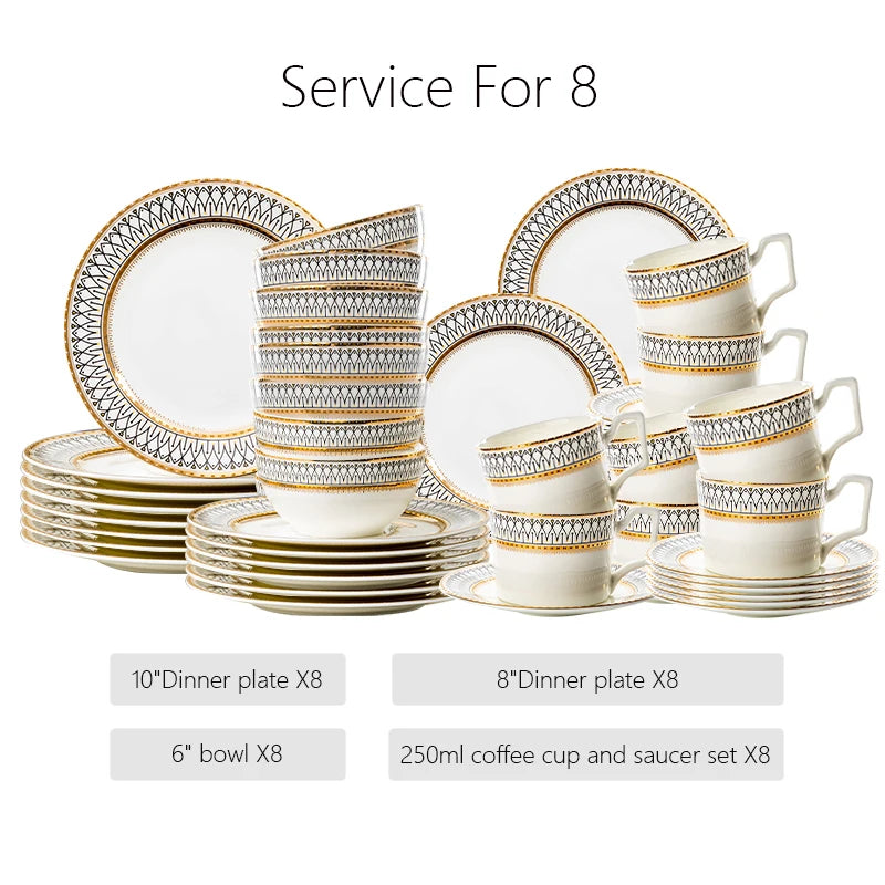 Nordic Porcelain Service Set.