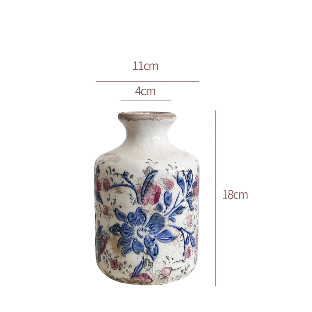 Eclectic Fusion Handmade Ceramic Vase – Medieval & Oriental Blend