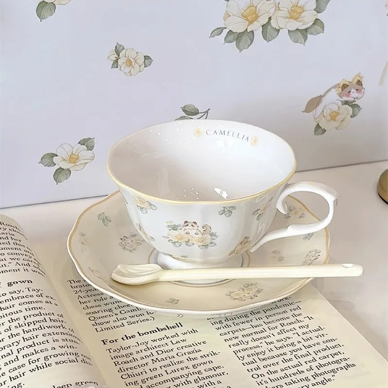 French Camellia Tea Set.