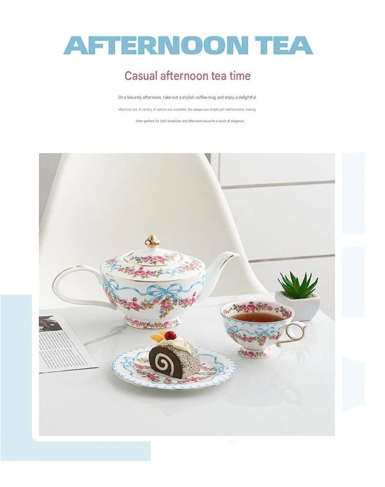 Luxury French Afternoon Tea Set (Bone China)