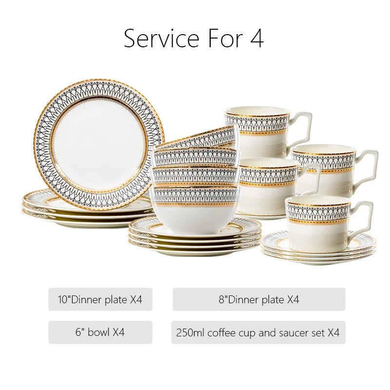 Nordic Porcelain Service Set.