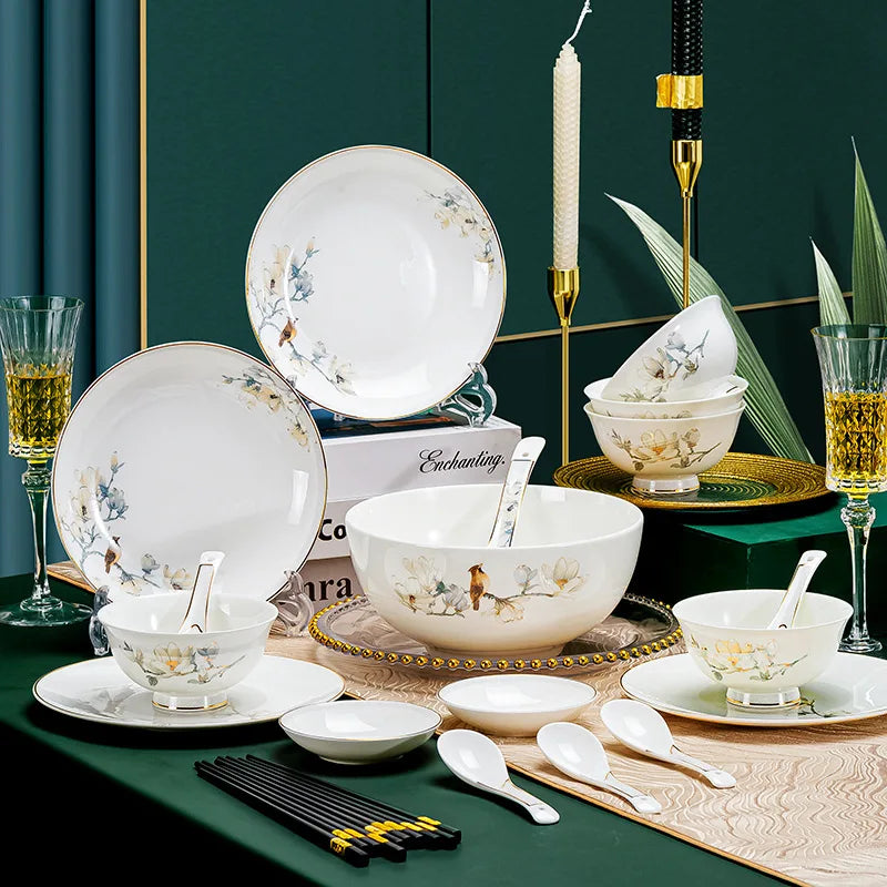 Royal Floral Dinner Set.