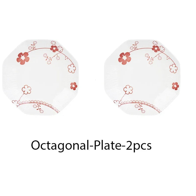 Vintage Floral Dinnerware.
