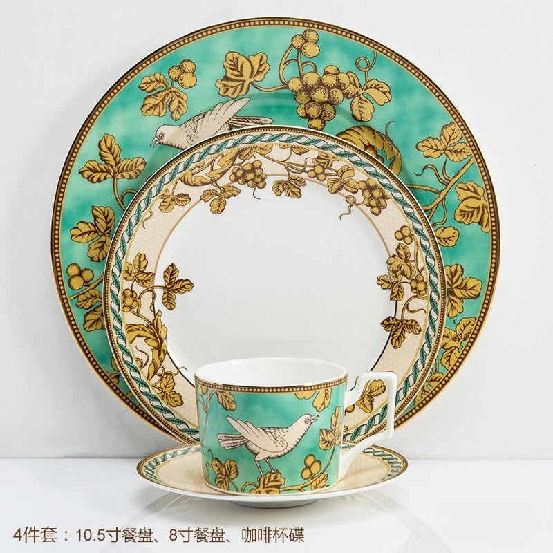 Luxury Western Restaurant Tableware – Trendy Bone China
