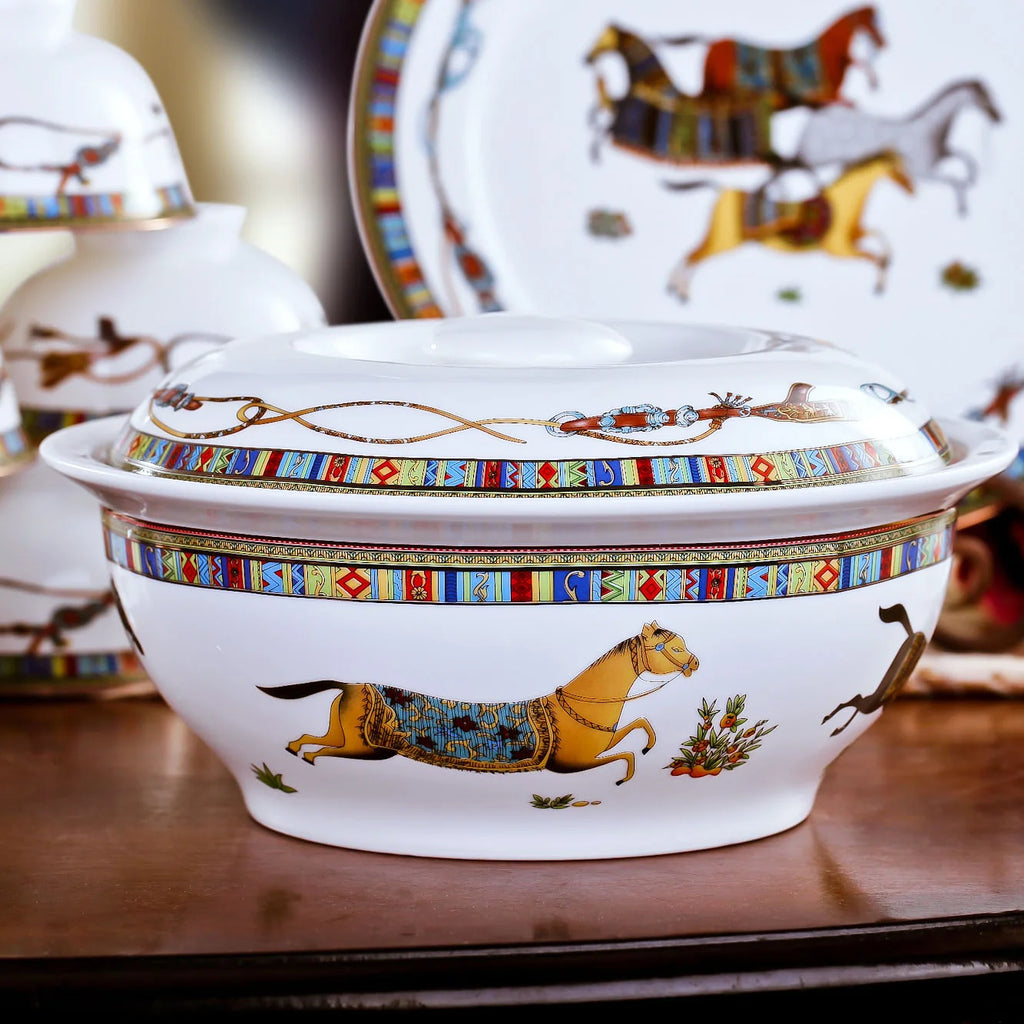 Imperial Gold Rim Bone China Collection – Build Your Own Dinner Set