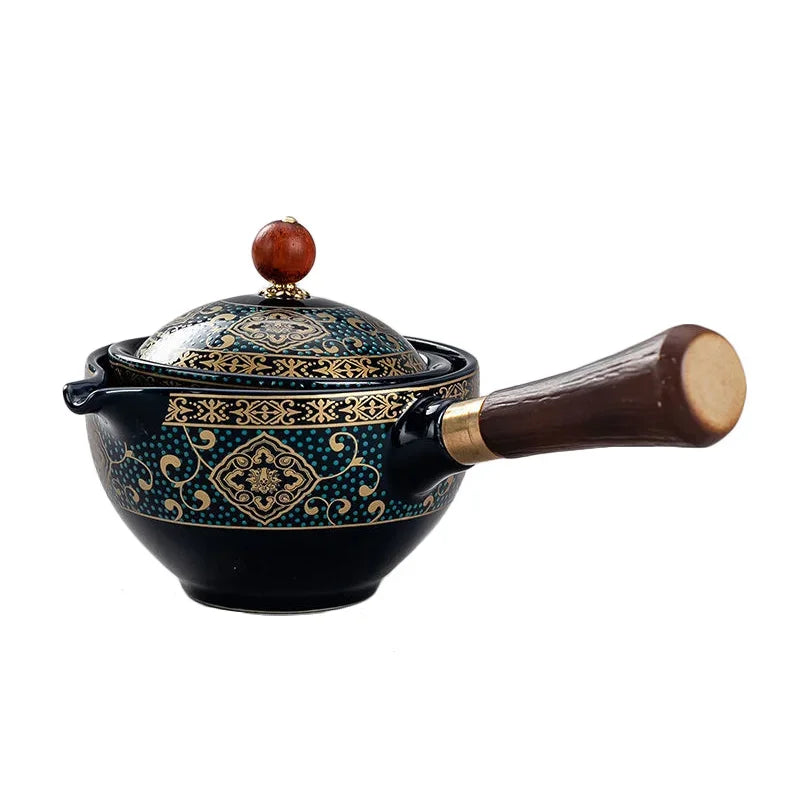 Portable 360° Rotating Ceramic Tea Maker