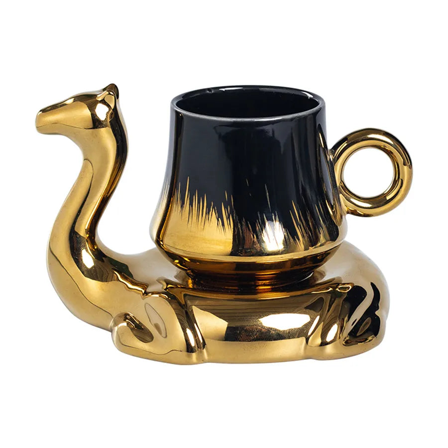 Novelty Camel Mug & Plate Set