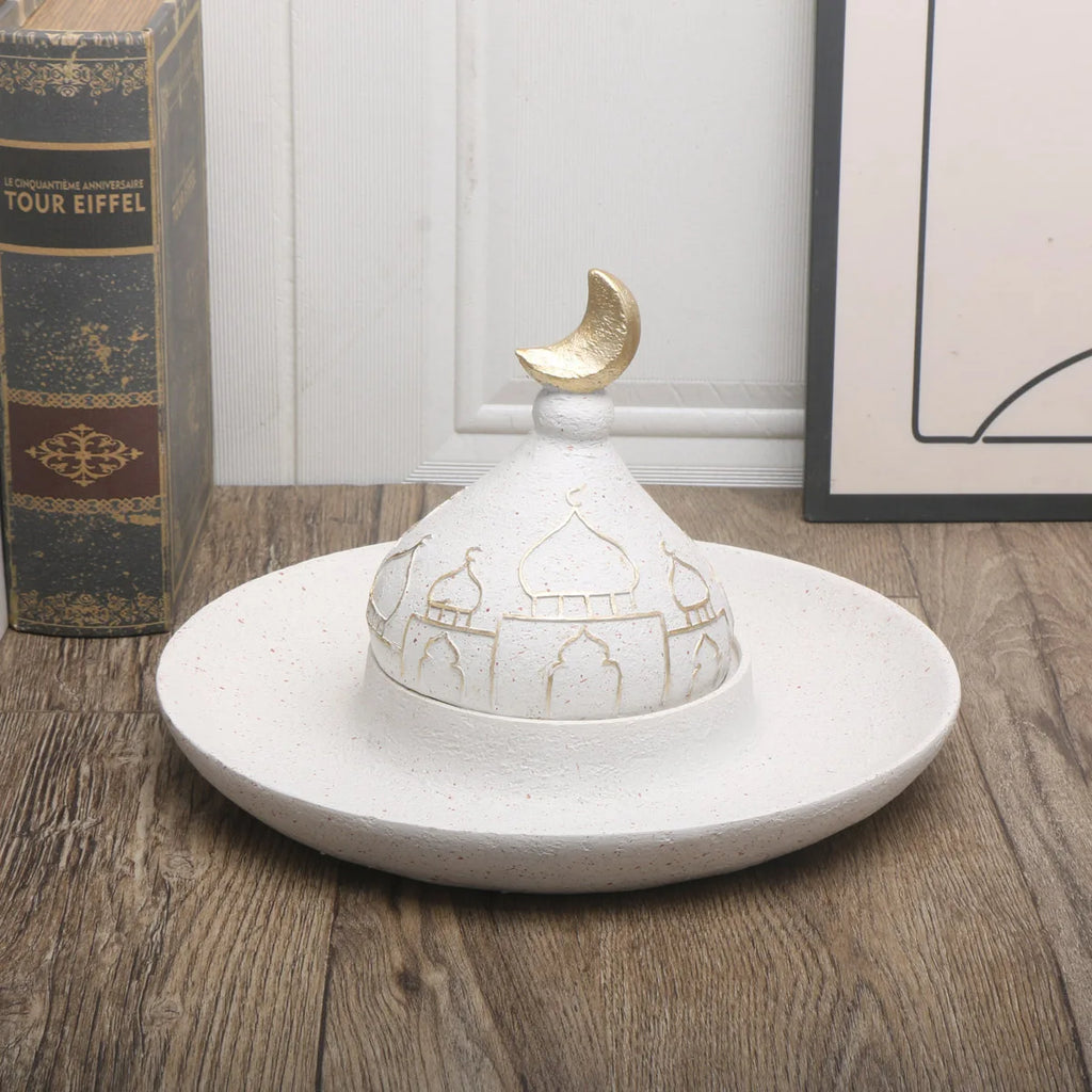 Middle Eastern Style Art Statue & Jewelry Box