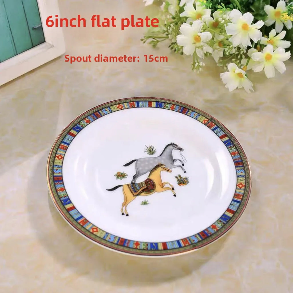 Imperial Gold Rim Bone China Collection – Build Your Own Dinner Set