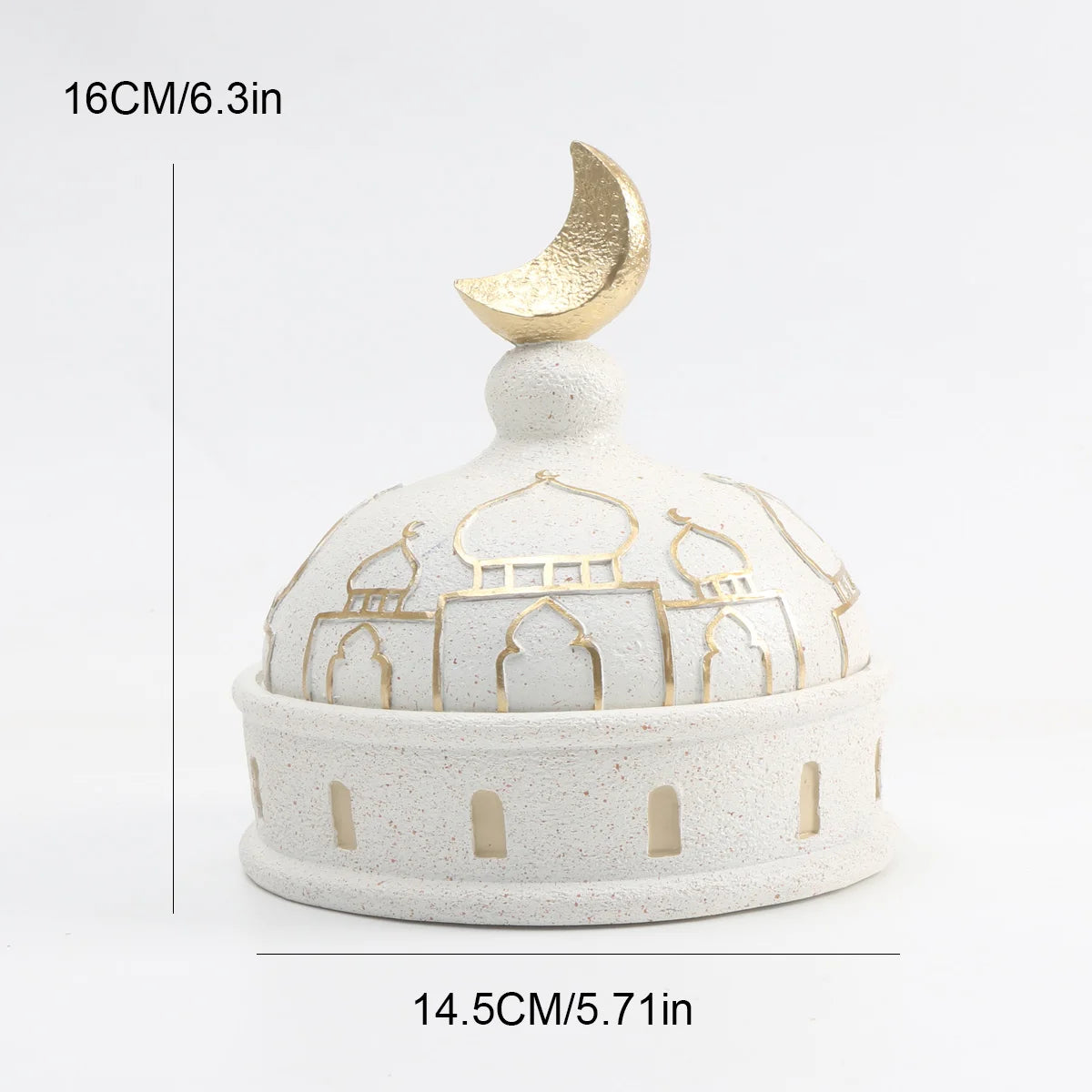 Islamic Kaaba & Mosque Replica – Desktop Decor & Candlestick