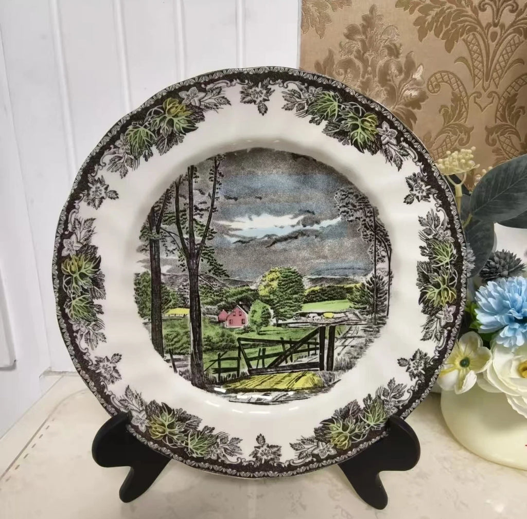 Holiday Manor"  Dinner & Steak Plate
