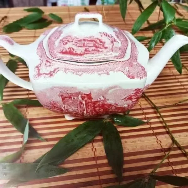 "Palace Blue Castle" American Classic Painted Tea & Dessert Set