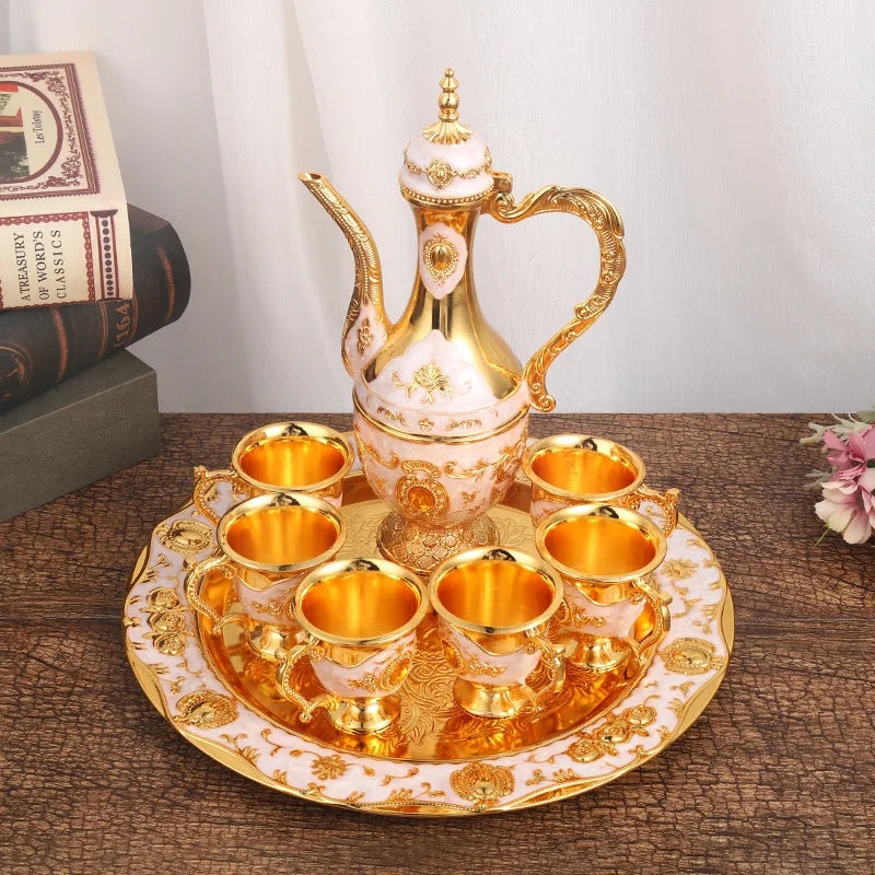 European Retro Palace Metal Wine/Drink Set