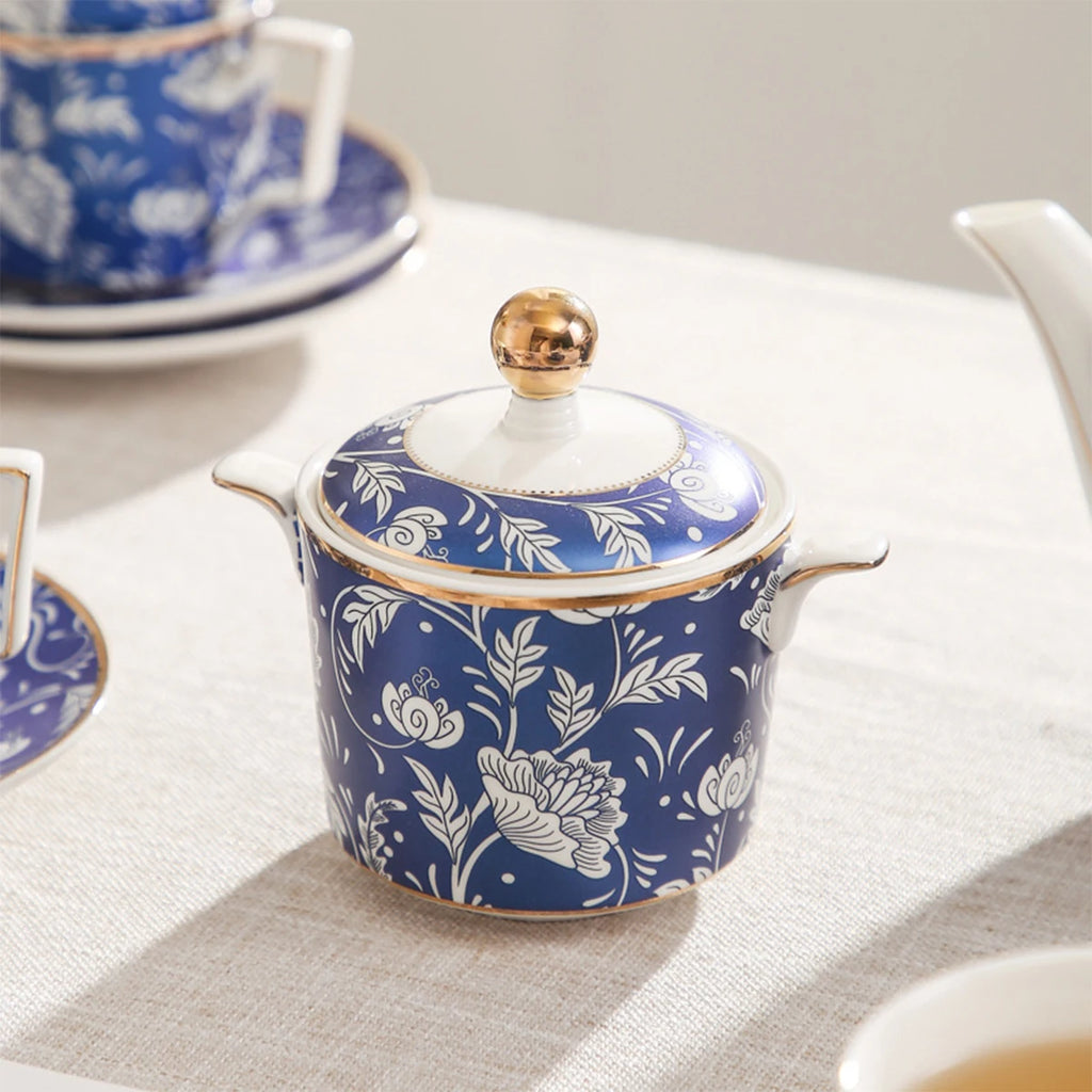 Royal Blue Tea Set.