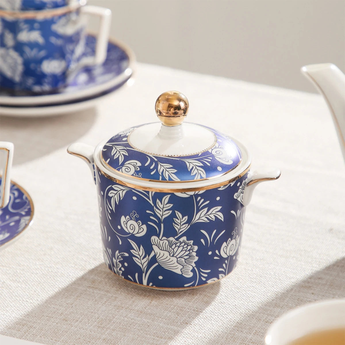 Royal Blue Tea Set.