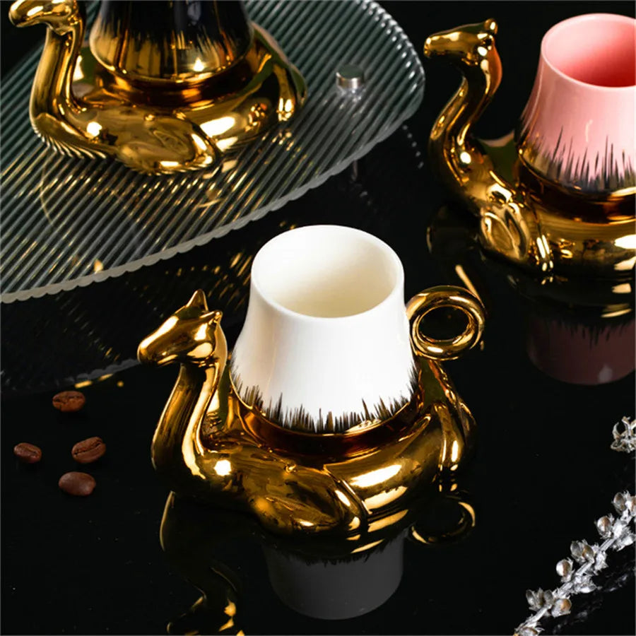 Novelty Camel Mug & Plate Set
