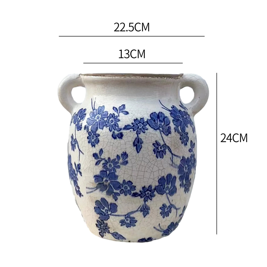 Eclectic Fusion Handmade Ceramic Vase – Medieval & Oriental Blend