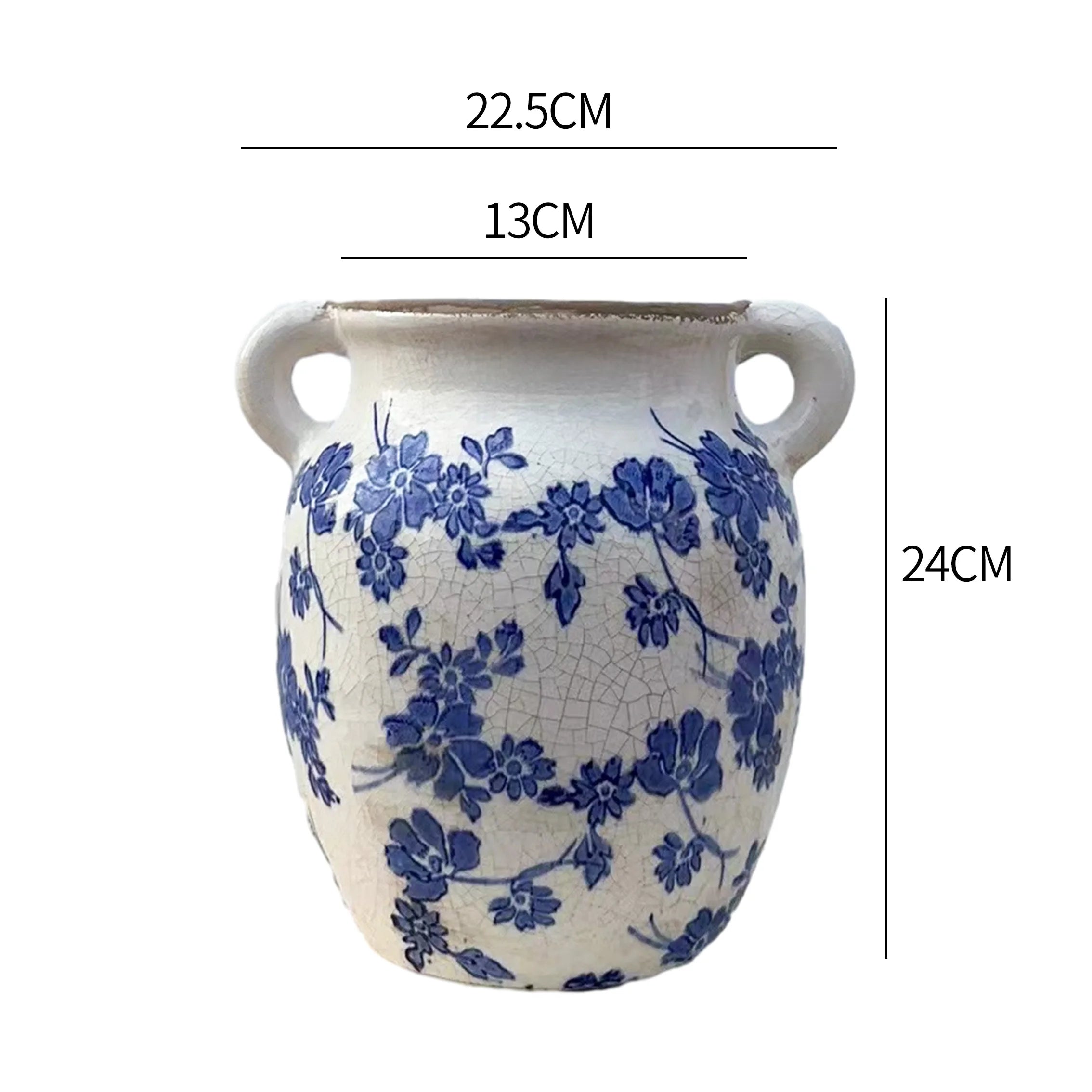 Eclectic Fusion Handmade Ceramic Vase – Medieval & Oriental Blend