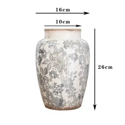 Eclectic Fusion Handmade Ceramic Vase – Medieval & Oriental Blend