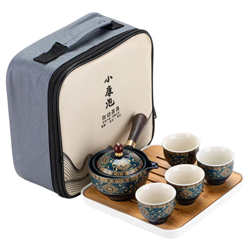Portable Purple Clay Kung Fu Tea Set