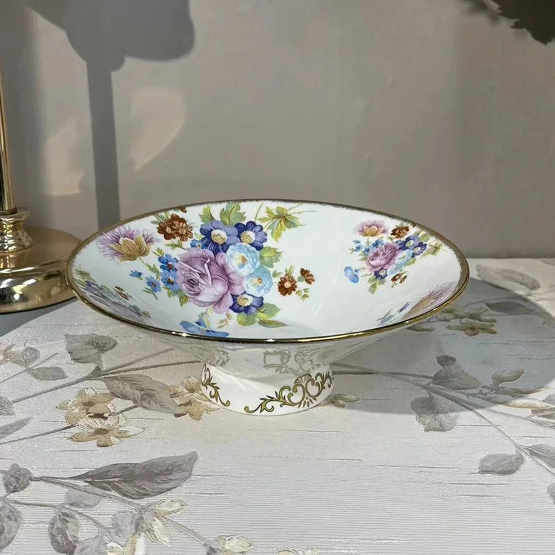 "European Elegance" Exquisite Bone China Coffee Cup & Tea Set