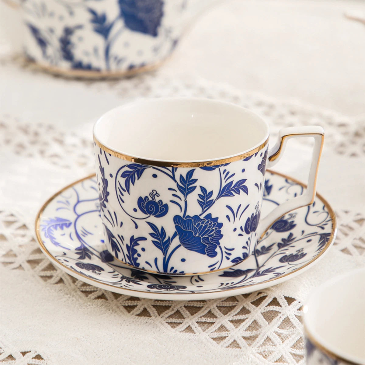 Royal Blue Ladies' Tea Set.