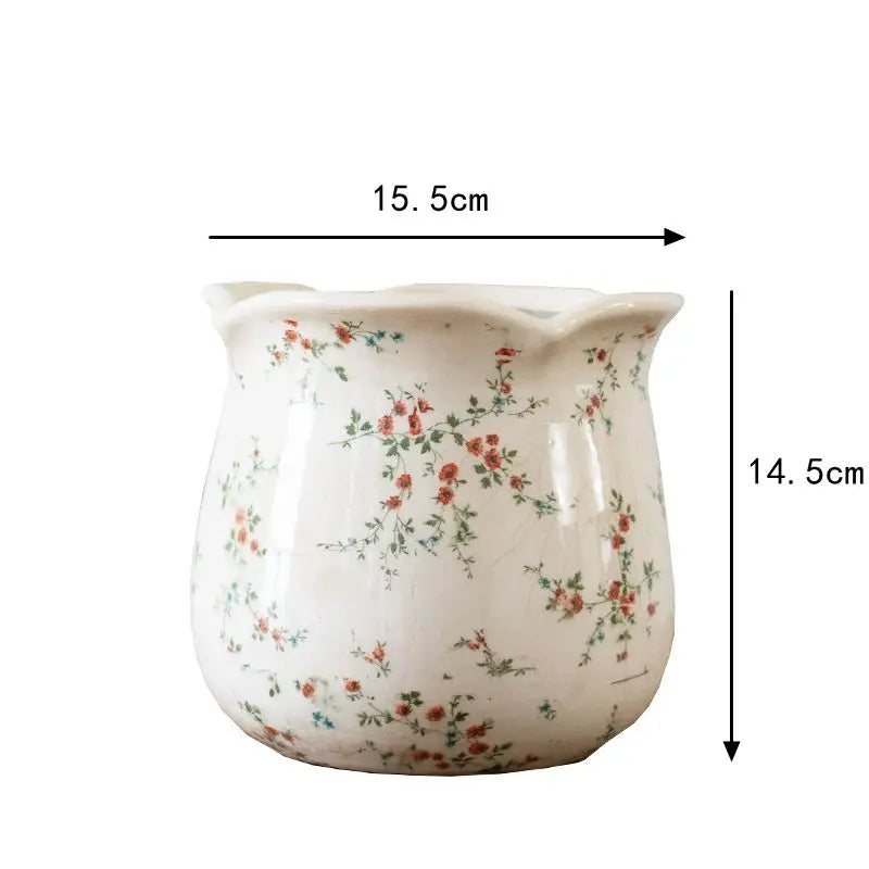 Eclectic Fusion Handmade Ceramic Vase – Medieval & Oriental Blend