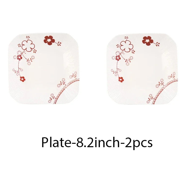 Vintage Floral Dinnerware.