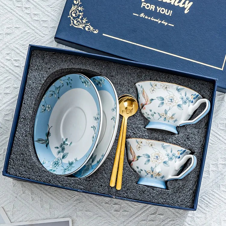Light Luxury Ceramic Coffee Set (Housewarming Gift Box)