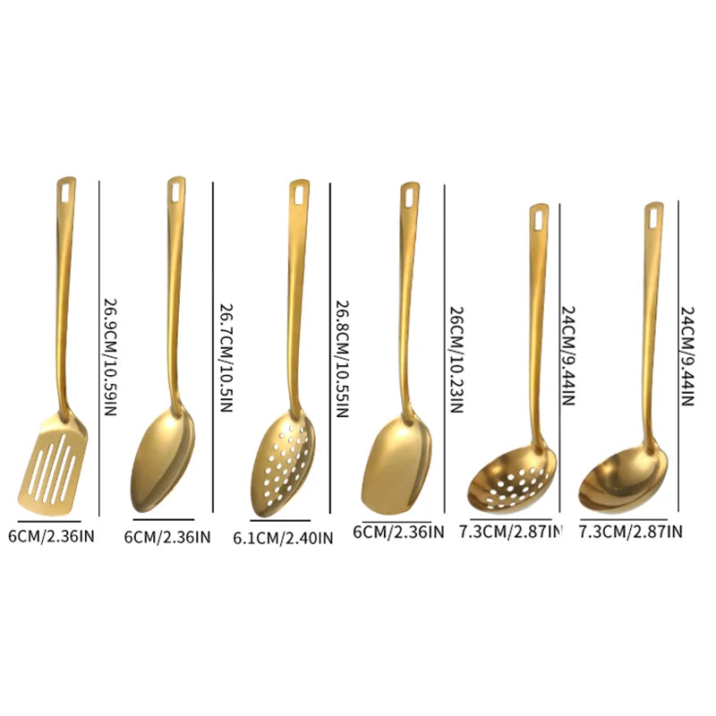 Diraa Golden Soup & Skimmer Set.