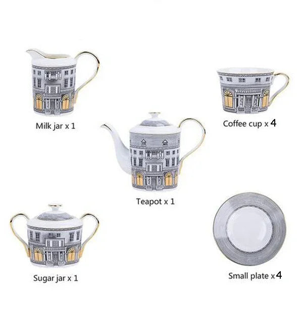 Imperial Swan 11Pcs Coffee Set.