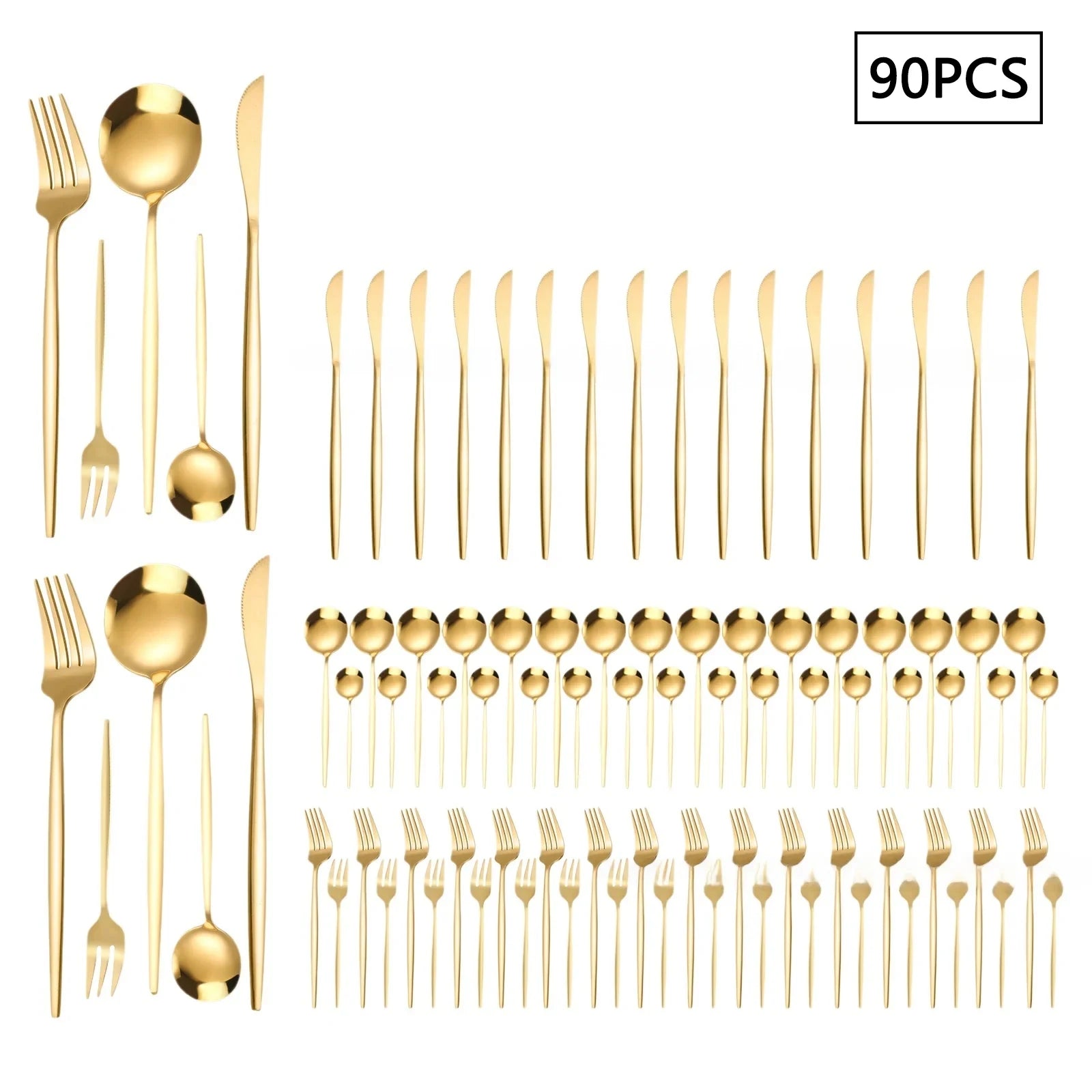 Luxe Hotel-Grade Silverware.