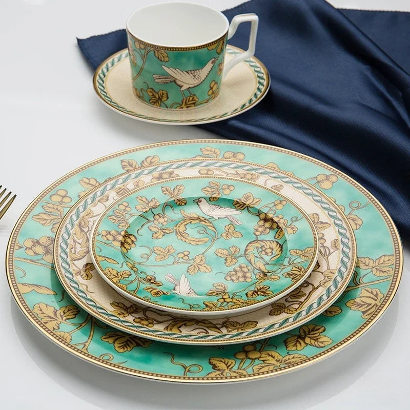 Luxury Western Restaurant Tableware – Trendy Bone China