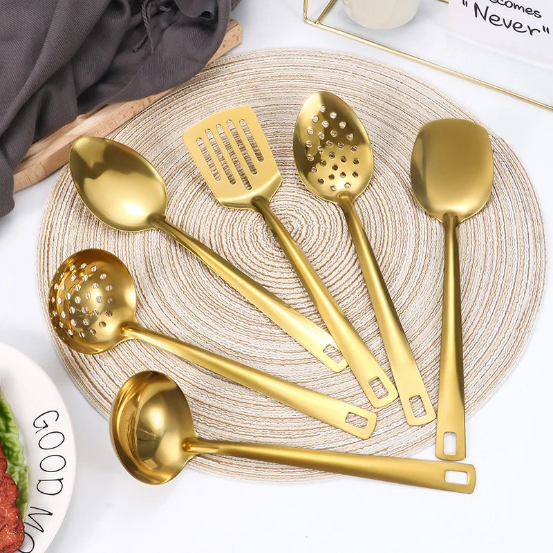 Diraa Golden Soup & Skimmer Set.