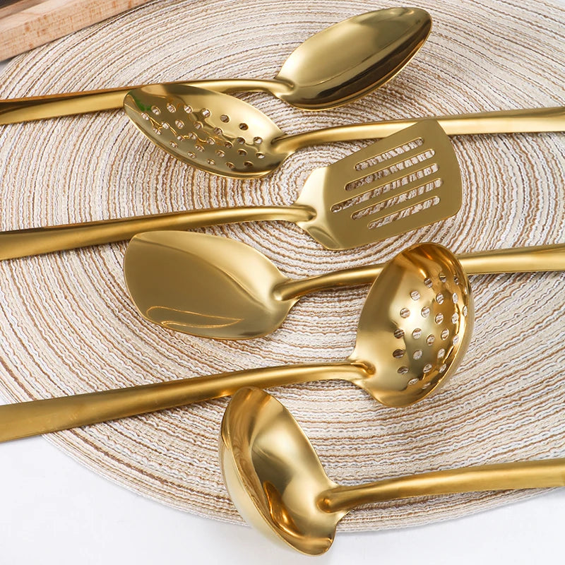 Diraa Golden Soup & Skimmer Set.