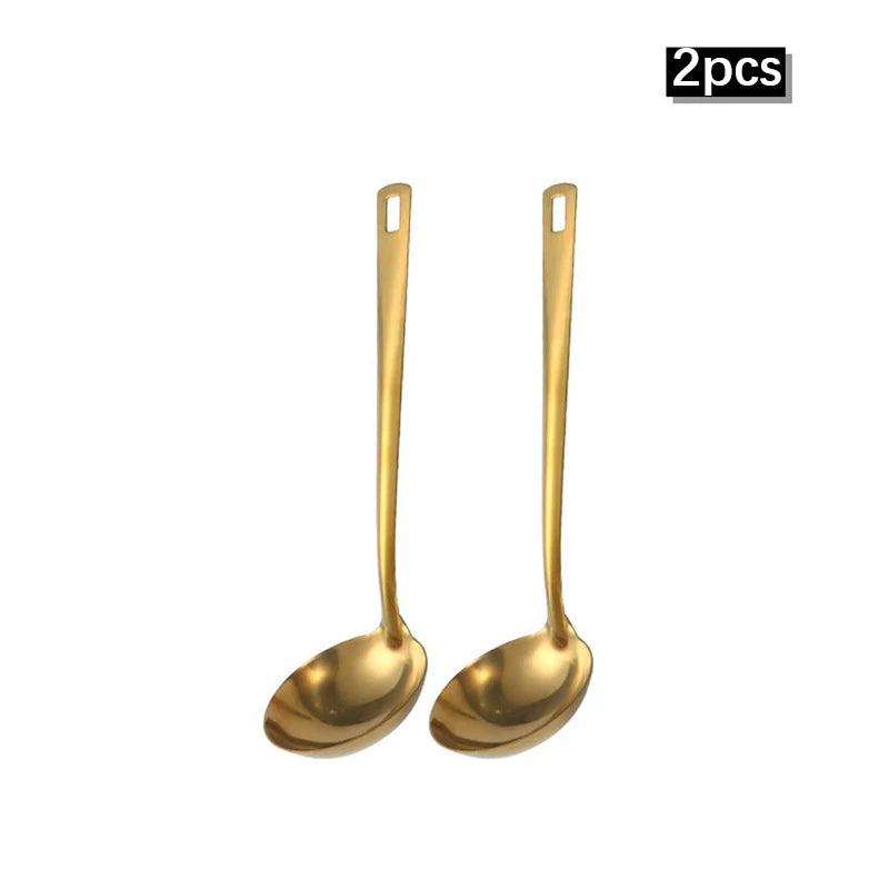 Diraa Golden Soup & Skimmer Set.