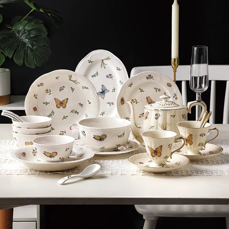 Royal Palace Retro Ceramic Cup & Saucer Set