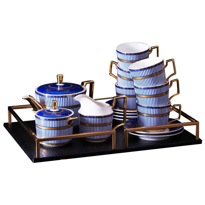 Exquisite Blue Relief Set.