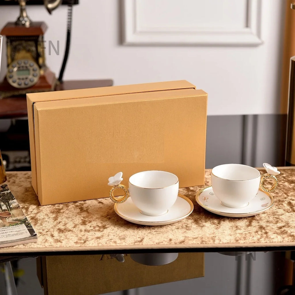 Enchanted Garden Butterfly & Flower High-End Tableware Collection