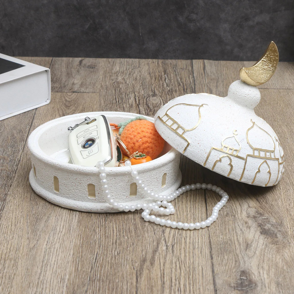 Islamic Kaaba & Mosque Replica – Desktop Decor & Candlestick