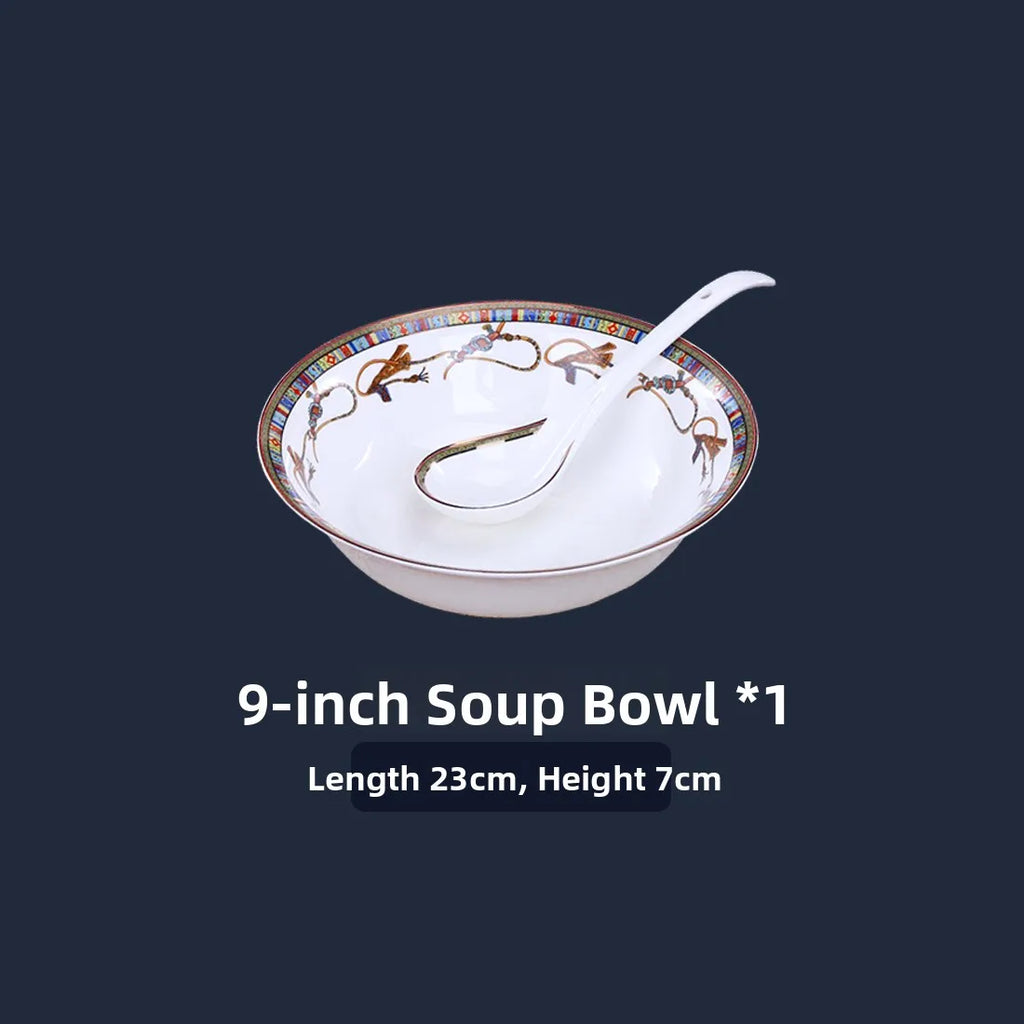 Imperial Gold Rim Bone China Collection – Build Your Own Dinner Set