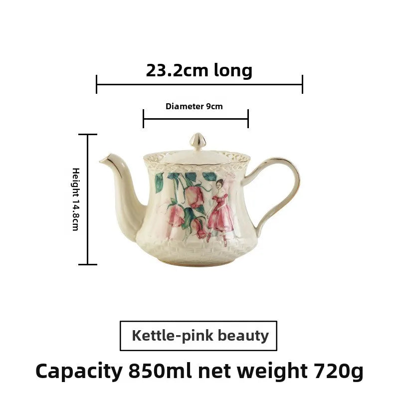Retro Ceramic Tea & Coffee Set (Couple Gift)