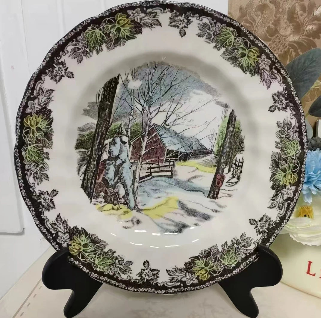 Holiday Manor"  Dinner & Steak Plate