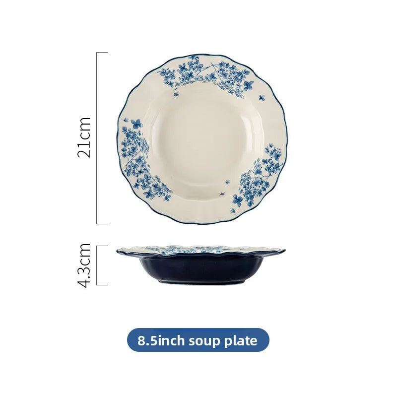 Imperial Glazed Chinese Dinnerware Set – High-End Ceramic Bowls & Plates