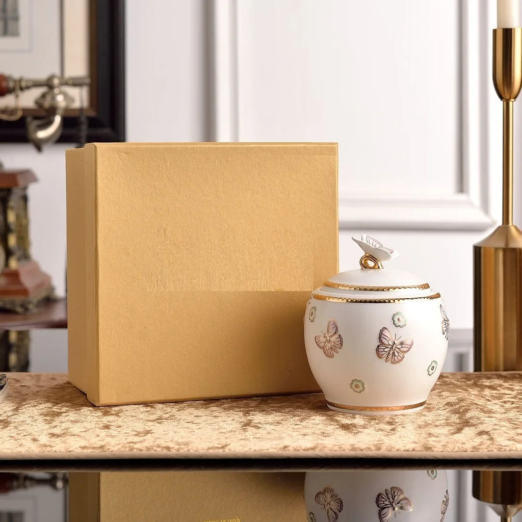 Enchanted Garden Butterfly & Flower High-End Tableware Collection