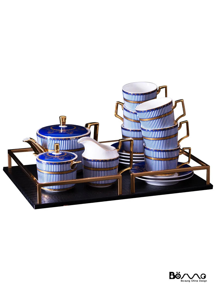 Exquisite Blue Relief Set.