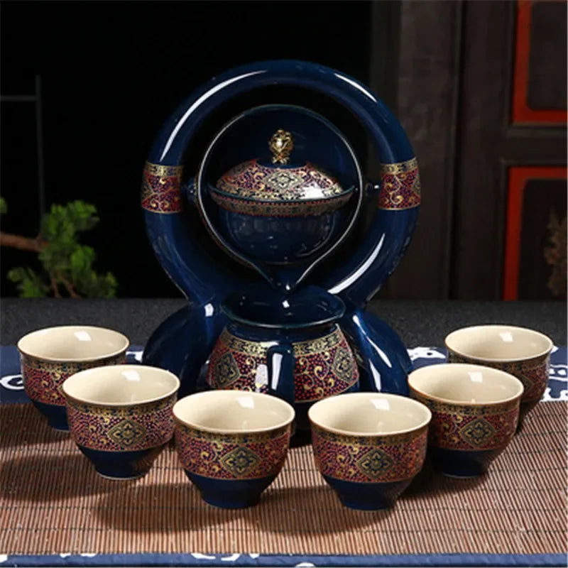 Portable Ceramic Travel Tea Set (Ideal Gift for Friends)
