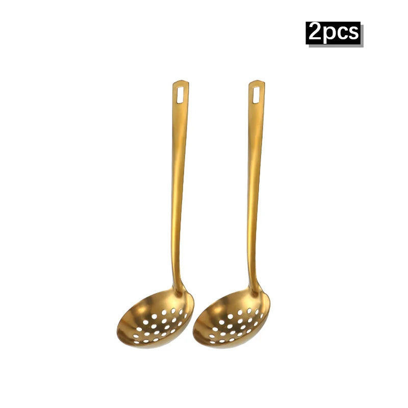 Diraa Golden Soup & Skimmer Set.
