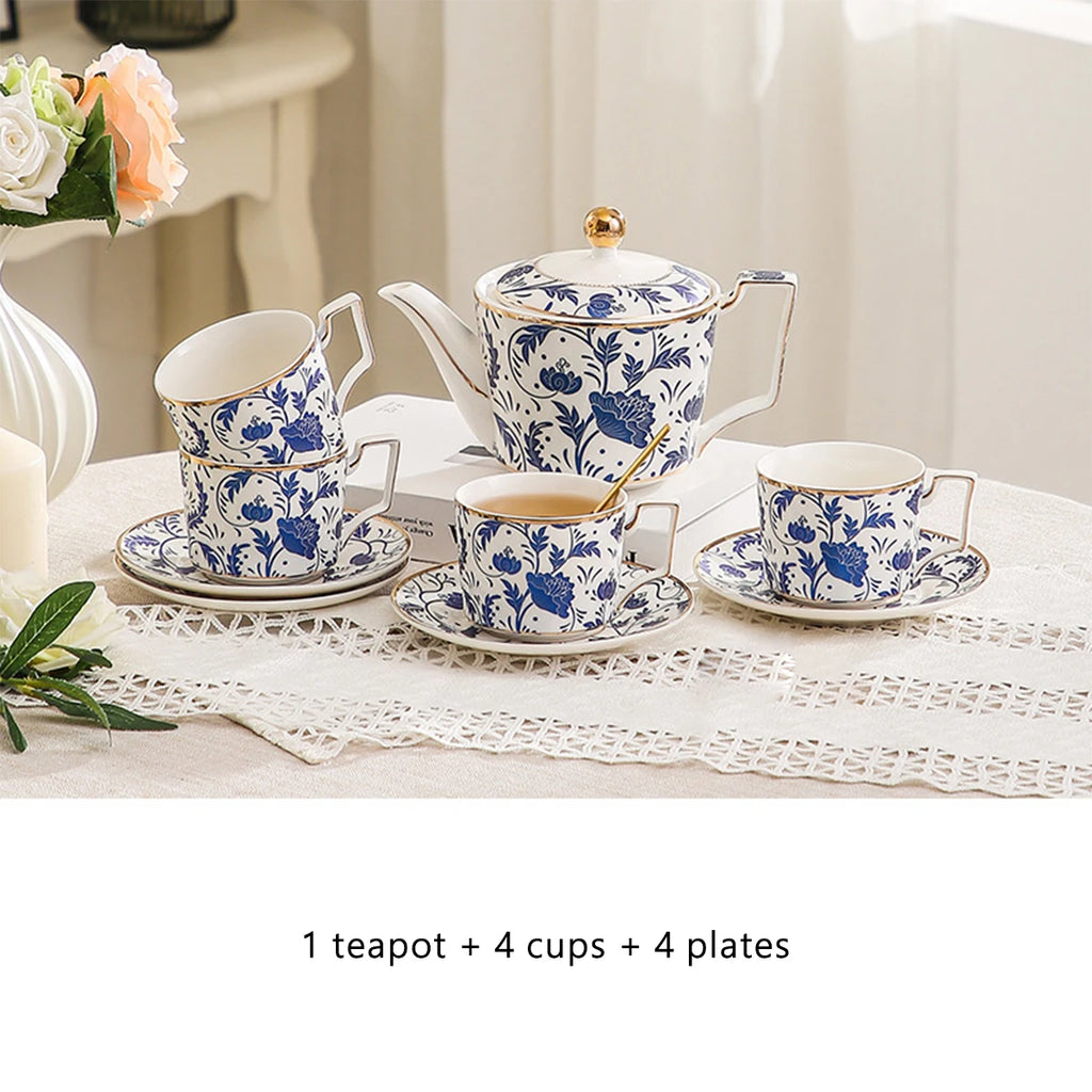 Royal Blue Ladies' Tea Set.