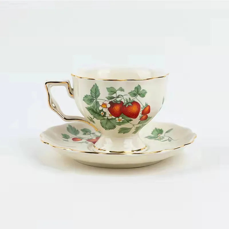 Vintage Lemon Teapot & Cup Set – Tania Bulhoes Inspired